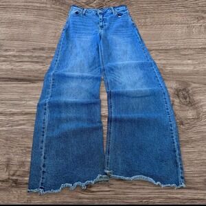 28x32 Blue Baggy Wide Leg Skater Jeans Y2K Vintage